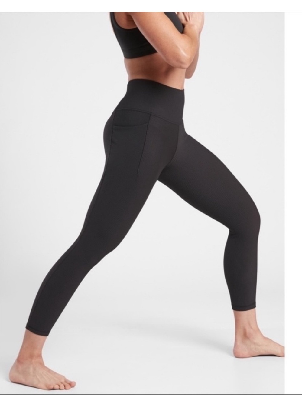 Athleta Chaturanga High Rise 7/8 Leggings